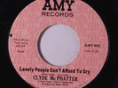 CLYDE MCPHATTER: Lonely People Can't Afford To Cry / I Dreamt I Died 45 (dj, co