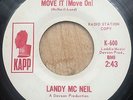 LANDY McNEIL Move it on KAPP Northern Soul R&B Popcorn