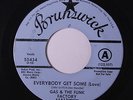 GAS & THE FUNK FACTORY: Everybody Get Some / The Good Night Song 45 (dj, sm wol