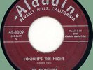 MONITORS Tonight's the Night / Candy Coated Kisses 45rpm Aladdin 1955