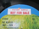 THE BEATLES 1967-1970 ORIGINAL PRESSINGS DOUBLE VINYL,RARE FACTORY SAMPLES