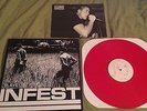 NM Infest Slave Red Vinyl powerviolence iron lung spazz dropdead crossed out hc