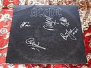 AC/DC Signed Back In Black 1980 LP Record US 1st Pressing By 5 VG+/VG+ w/ Insert