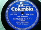 1928 IGNAZ FRIEDMAN Piano FAMOUS Chopin Nocturne OP 55.2 Imprompty Op 36 78