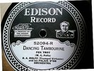 Electric Edison DIAMOND DISC 52094 B A ROLFE Orch Dancind Tambourine Fox Trot 78