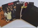 AC/DC-POWERAGE-FOR THOSE ABOUT TO ROCK-BACK IN BLACK-HIGHWAY TO HELL-VINYL LPs