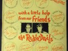 THE ROCKIN DEVILS  AUTOGRAPHED SLEEVE WITH A LITTLE HELP FROM MY FRIENDS HSL-003