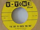 BILLY HARNER I've Got To Check You Out NM 45 rpm Northern Soul