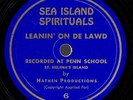 GULLAH Hymns from Sea Island, SC. Private 5 10” 78 rpm records in album. E/E+