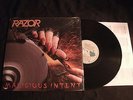 RAZOR - Malicious Intent -1986 Canada Vinyl 12'' Lp/ Shrink VG+/ Hard Rock Metal