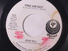 JESSE HILL: Free And Easy / Mardi Gras 45 (dj, wol, stained/damaged label) Soul