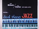 DAVE MCKENNA & HAL OVERTON: Duel Piano Jazz LP (Spain, Fresh Sound reissue) Jaz