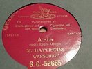 M BATTISTINI ARIA EUGEN ONEGIN GRAMOPHONE CONCERT G.C 52665