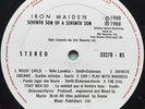 IRON MAIDEN - Seventh son of a seventh son / Rare GUATEMALA LP Dideca press