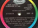 IRON MAIDEN - Somewhere in time / Rare GUATEMALA PRESS LP - Dideca