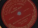 Orig BILLIE HOLIDAY Strange Fruit/Fine And Mellow 10'' 78 Jazz Vocal Commodore