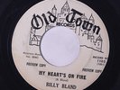 rare Soul R&B Popcorn 45 BILLY BLAND my heart's on fire OLD TOWN Hear