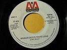 Rare - Jimmy Riley-Woman gotta have love /Reggae 45 on Micron Label Black ark
