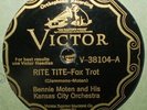 78rpm Jazz Victor 38104 - BENNIE MOTEN KANSAS CITY ORCH Rite Tite