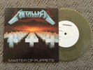 Metallica Master Of Puppets 7 Inch Vinyl Record Single Olive Marble France RARE