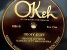 BENNY MOTEN'S KANSAS CITY ORCH 78 rpm Goofy Dust/Tulsa Blues OKEH 8184 NICE