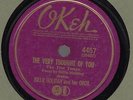 Orig BILLIE HOLIDAY The Very Thought Of You/I Can't Get Started 10'' 78 Okeh