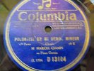 MARCEL CIAMPI  /CHOPIN / COLUMBIA D 13104