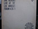 Jimi Hendrix Live At L A Forum 4-25-70 2LP 1970 pressing