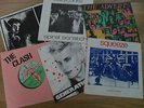 SIX VARIOUS PUNK ROCK RECORDS CLASH GENX ADVERTS BUZZCOCKS   ETC