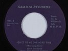 Crossover Soul/Funk 45 JOEY GILMORE Somebody Done Took My Baby SAADIA HEAR