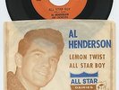HEAR- Rare Rock 'n Roll / Teen 45 & Picture Sleeve - Al Henderson - All Star Boy