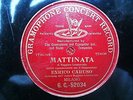 1904 CARUSO Mattinata LEONCAVALLO plays PIANO MILAN orig REd G&T 78
