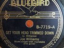 BIG JOE WILLIAMS BLUEBIRD 7719 BLUES 78 RPM RECORD V+