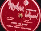 78-BLUES-LITTLE WILLIE LITTLEFIELD-COME ON BABY/MERRY CHRISTMAS on MODERN/HOLLYW