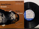 LOU DONALDSON CLIFFORD BROWN New Faces '54 Blue Note 10