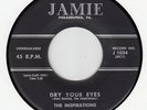 INSPIRATIONS - DRY YOUR EYES - ORIG BLACK JAMIE LABEL 1034 -  NM DOO WOP HEAR IT