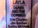 RARE STICKER '70 ORIG  DEREK + DOMINOS = LAYLA = ERIC CLAPTON & DUANE ALLMAN 2LP
