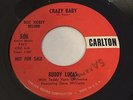 R&B Buddy Lucas on Carlton Promo 506 Beulah/ Crazy Baby