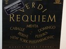Verdi: Requiem/ Caballe/ Domingo/ Berini/ Plishka/ NY Phil/ Mehta 1981 2 LP Box