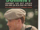 JOHNNY HALLYDAY EP TITRES FOND NOIR