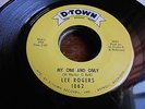 Lee Rogers NORTHERN SOUL DETROIT ORIGINAL 60s USA 45 My One and Only / You Won't