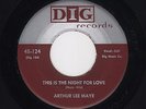 '56 W Coast Doowop ARTHUR LEE MAYE/Grp This Is Night For Love/Honey DIG M- HEAR