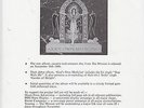 THE MISSION - GODS OWN MEDICINE - RARE RECORD COMPANY PROMO SHEET