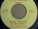 RARE NORTHERN SOUL 45-LITTLE ARCHIE WALKER-PUTTIN' YOU OUT OF MY WORLD PA-MAR