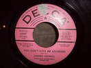 JOHNNY CASWELL - 45 - YOU DON'T LOVE ME ANYMORE - NORTHERN SOUL DECCA PROMO HEAR