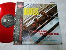 BEATLES PLEASE PLEASE ME JAPAN 1982 UK CUTTING LIMITED MONO RED COLOR W/OBI EX