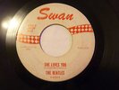 THE BEATLES SHE LOVES YOU / I'LL GET YOU 45 SWAN RECORDS LENNON MCCARTNEY