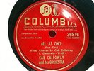 CAB CALLOWAY Orch KURT WEILL Ira GERSHWIN ALL AT ONCE / Dawn Time 78