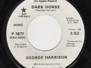 BEATLES 45 GEORGE HARRISON DARK HORSE 3:52 EDIT STAR APPLE PROMO 1877