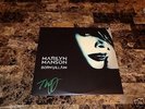 Twiggy Ramirez Rare Signed Marilyn Manson Born Villian Vinyl Jeordie White NIN